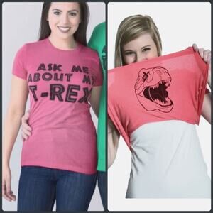 Funny Show Me Your T-Rex Flip Up Tee